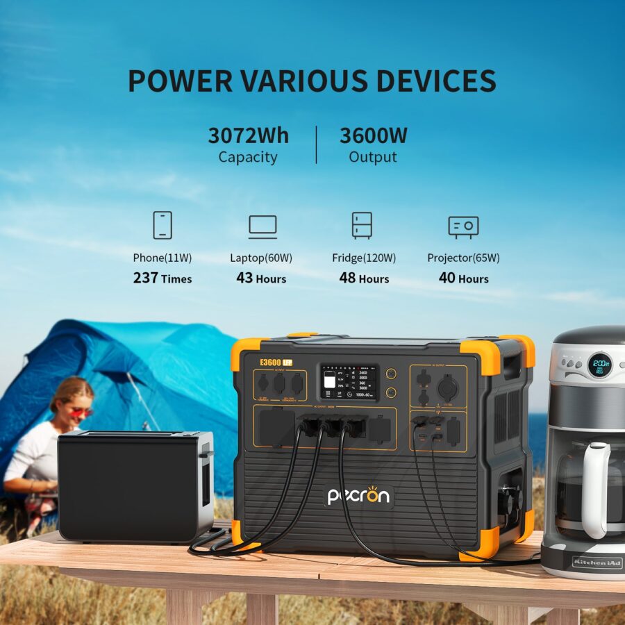 Gimago PECRON E3600LFP Portable Power Station – 3600W, 3072Wh | Preorder - Image 17