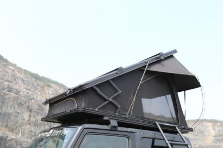 Gimago Hard Shell Rooftop Tent – Quick Open, Lightweight Aluminum for 2-3 People